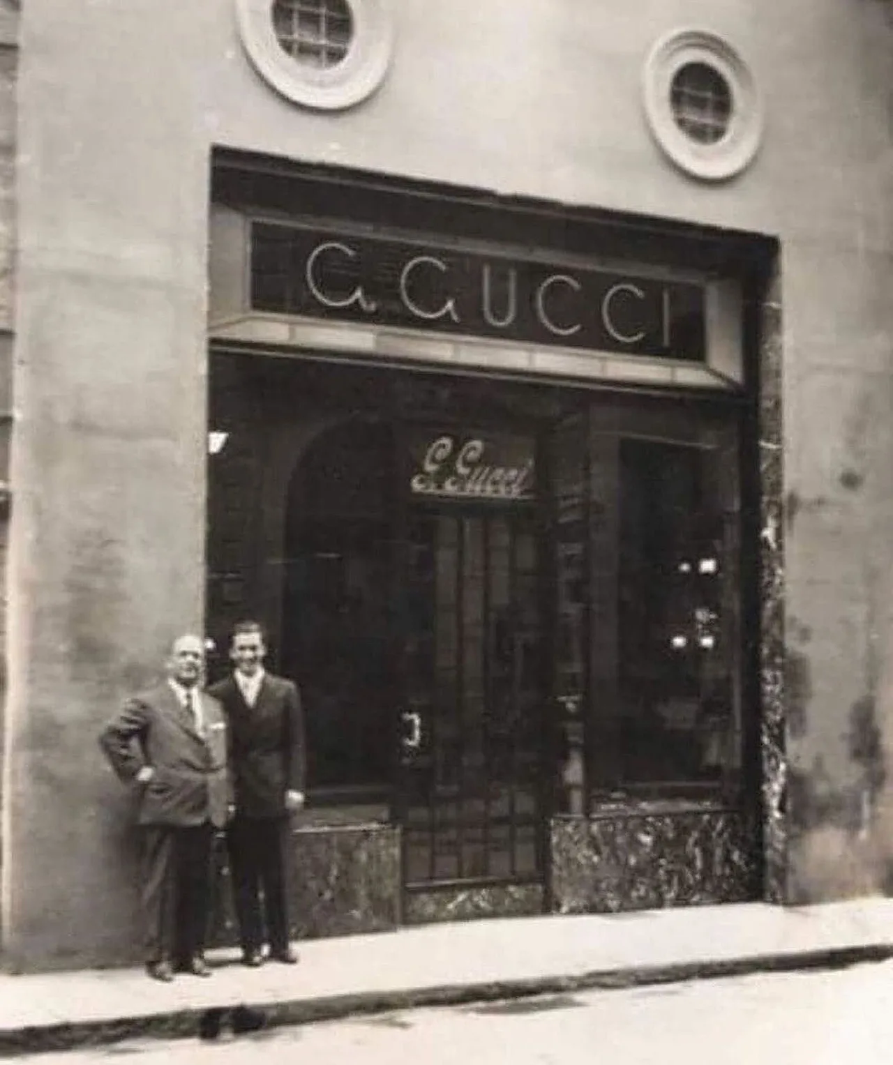 Guccio Gucci và Rodolfo Gucci