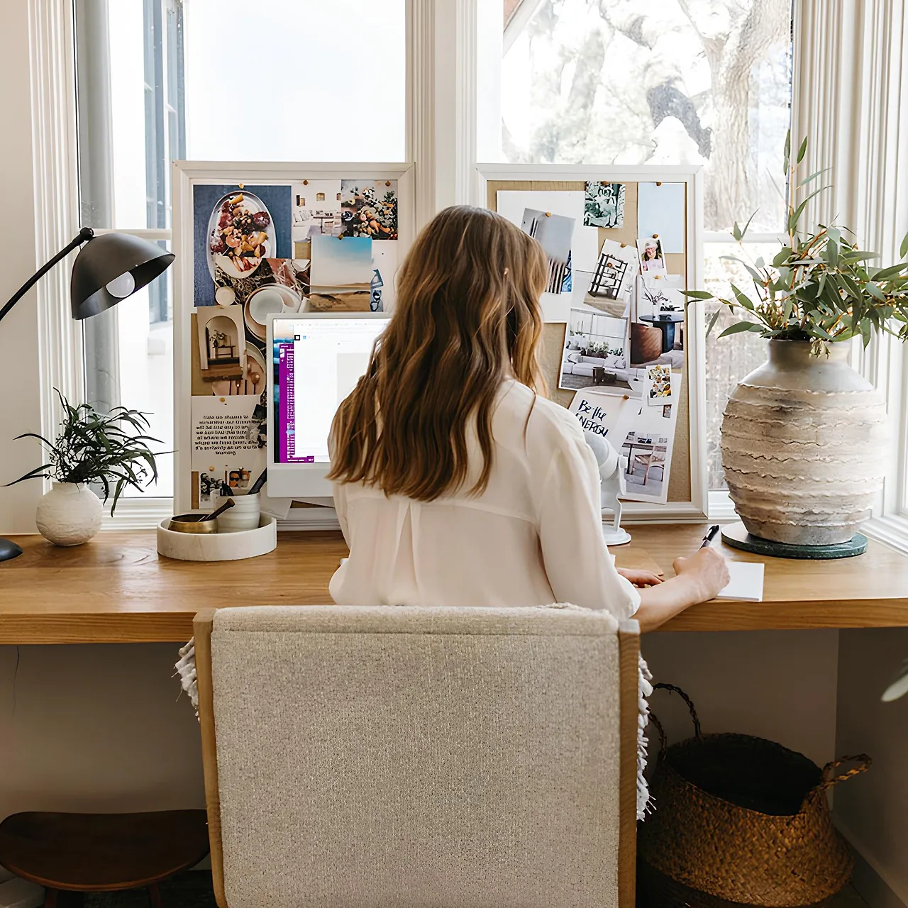 đặt bảng mục tiêu vision board ở nơi dễ thấy