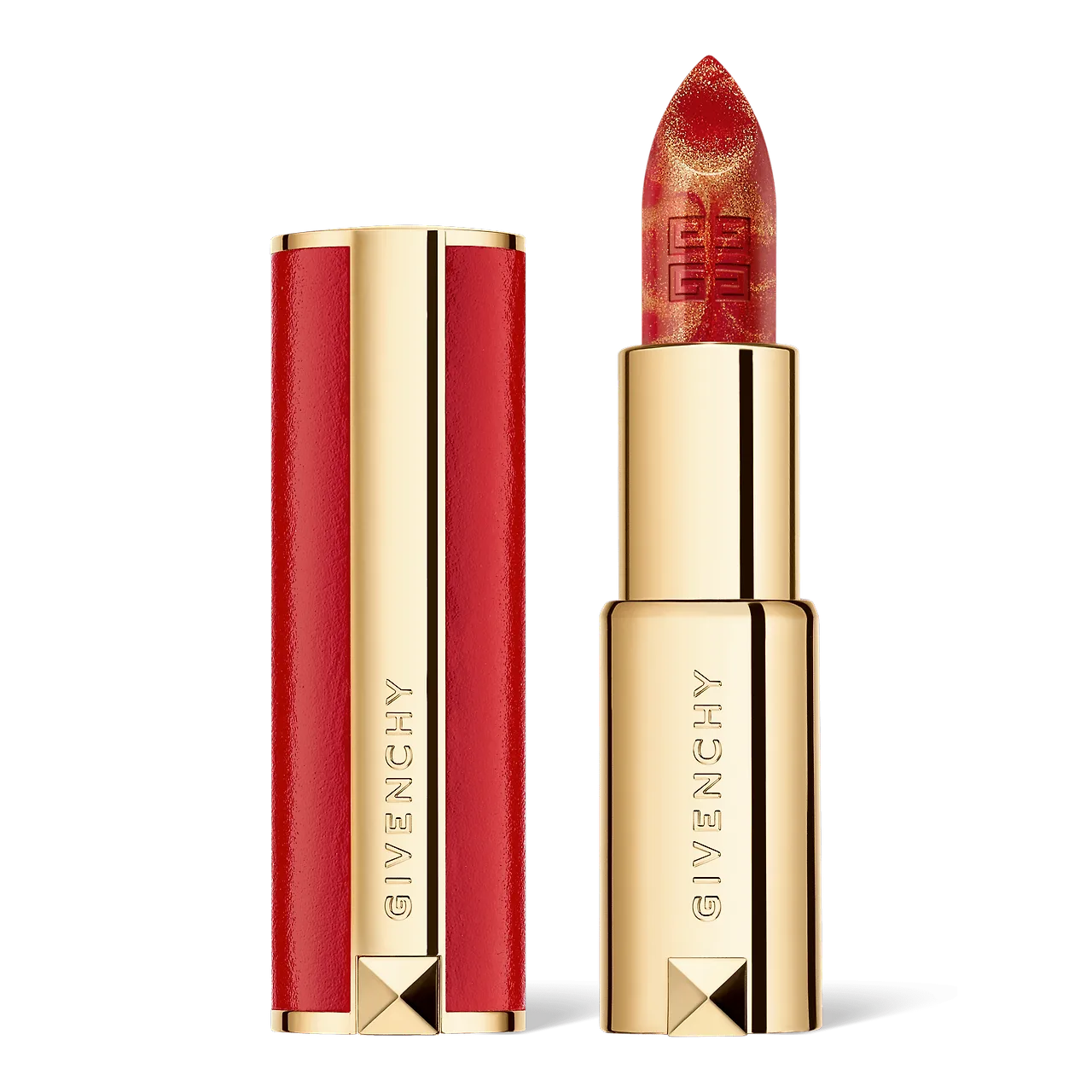 Givenchy CNY 2021 Le Rouge Marble Edition Lipstick, 888 Golden Red