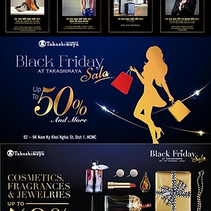 Black Friday & ưu đãi siêu choáng tại TAKASHIMAYA 25-27/ 11