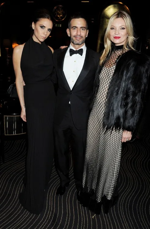 Victoria Beckham, Marc Jacobs và Kate Moss tại lễ trao giải British Fashion Awards
