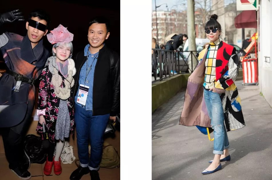 Ảnh: (từ trái sang phải) Bryanboy, Tavi Gevinson, Tommy Ton và Susanna Lau