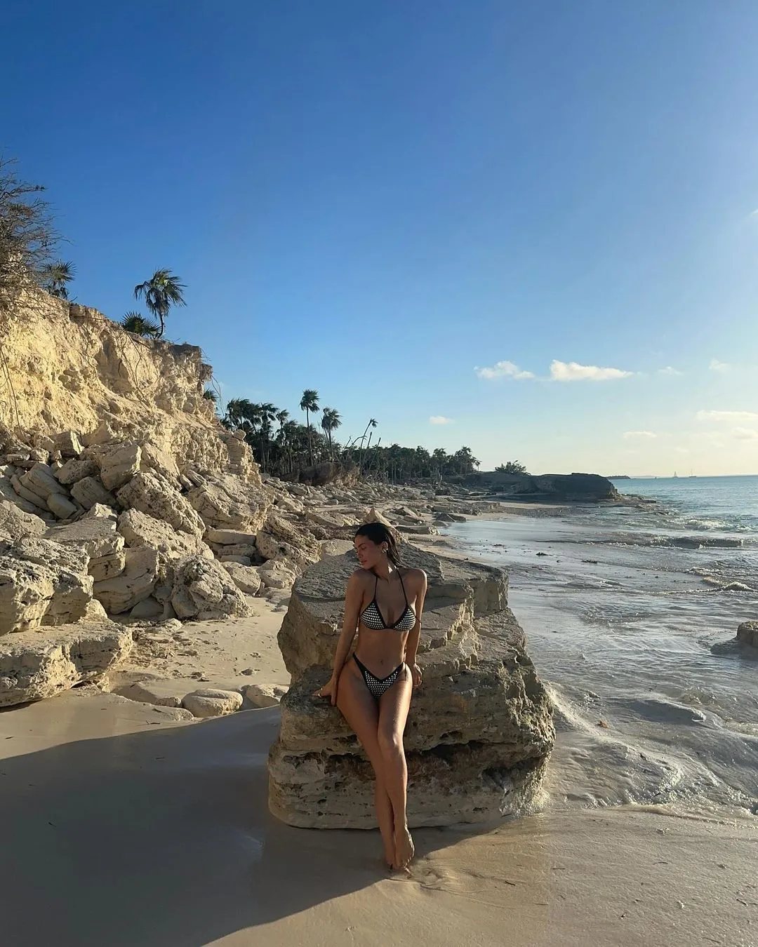 Kylie Jenner mang bikini the vintage