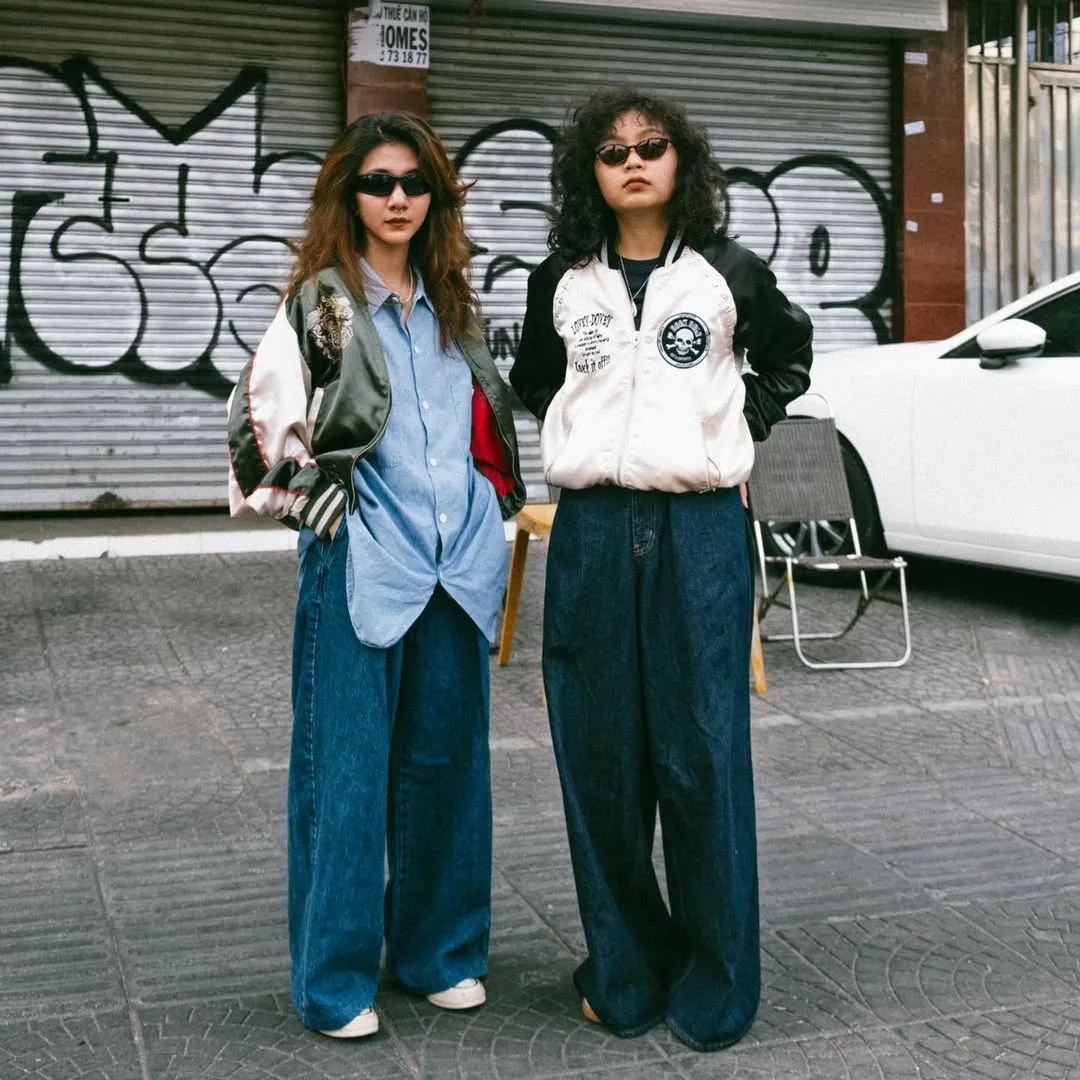 quần áo vintage denim