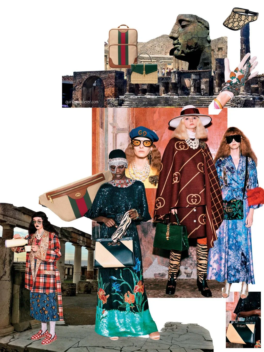 thiết kế 3 bộ sưu tập pre-fall 2019 Gucci