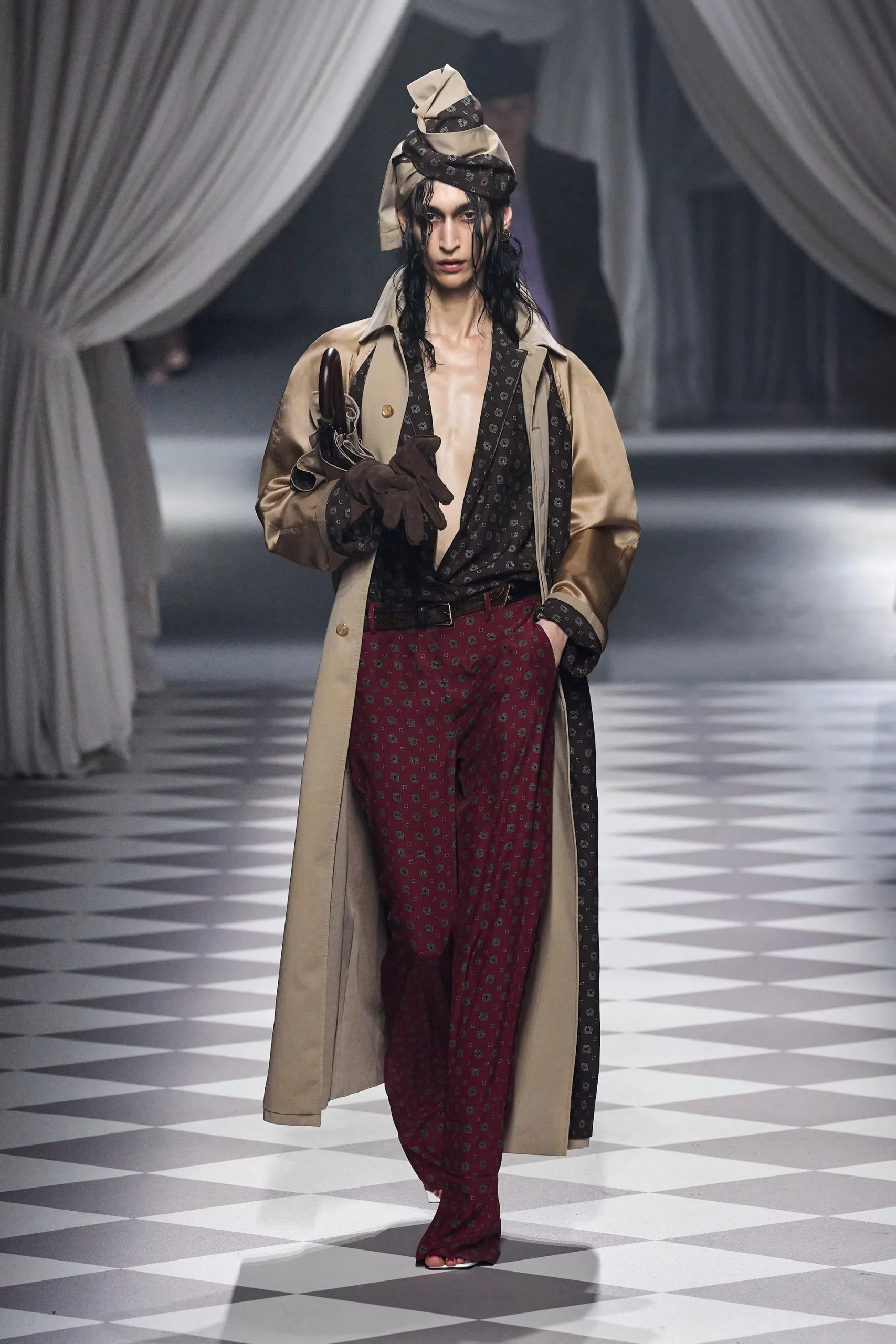 Moschino Thu - Đông 2024. (Ảnh: Getty Images)