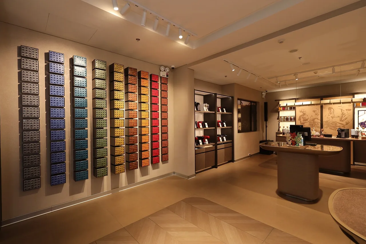 không gian ấm cúng boutique cà phê
