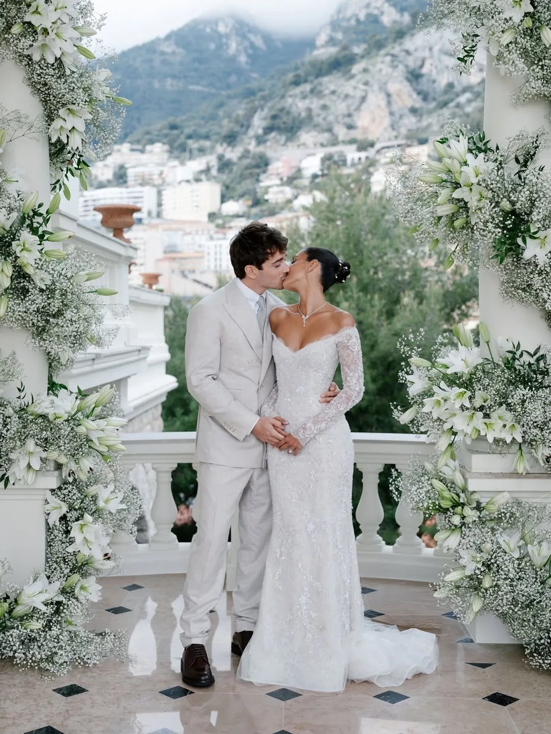 Đám cưới Charles Leclerc và Alexandra Saint Mleux