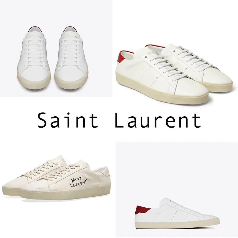 20 đôi sneakers khuynh đảo trong năm 2017 Mặc dù nhà thiết kế nổi tiếng Hedi Slimane đã rời khỏi nhãn năm ngoái, nhưng những thiết kế của ông ấy vẫn còn tồn tại ở Saint Laurent Paris, dưới sự quản lý của Anthony Vaccarello. Những chiếc giày được làm từ vải và da cùng với xu hướng “written-on” của năm 2017, dòng chữ màu đen mang tên của thuơng hiệu "Saint Laurent" xuất hiện nội bật trên nền giày trắng. Saint Laurent SL/06 là một đôi giày với kiểu dáng đơn giản nhưng vẫn mang những xu hướng đang thịnh hành trong năm 2017.