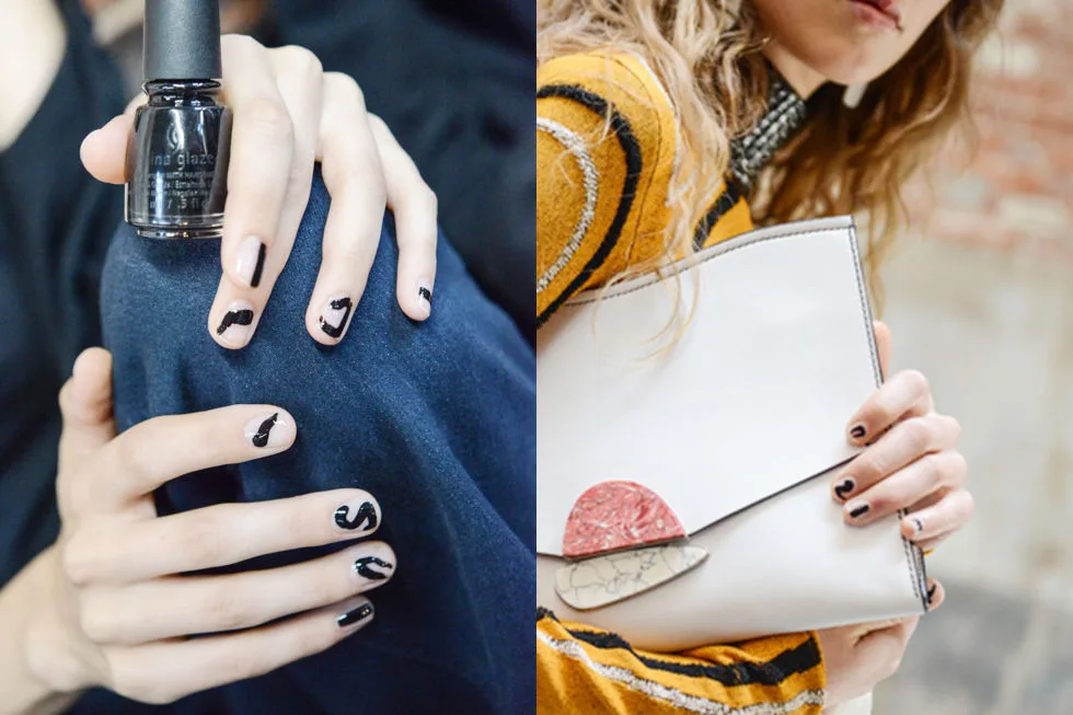 Xu hướng vẽ móng tay phá cách tại NYFW xuân hè 2016 ELLE VN