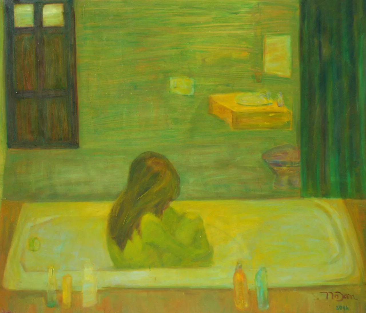 Tác phẩm “The Hidden Place - Nơi ẩn mình” thuộc series “Desolation” (2014)