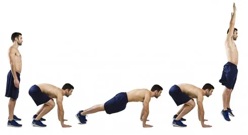Burpee: Bài tập giảm mỡ bụng nhanh nhất 9