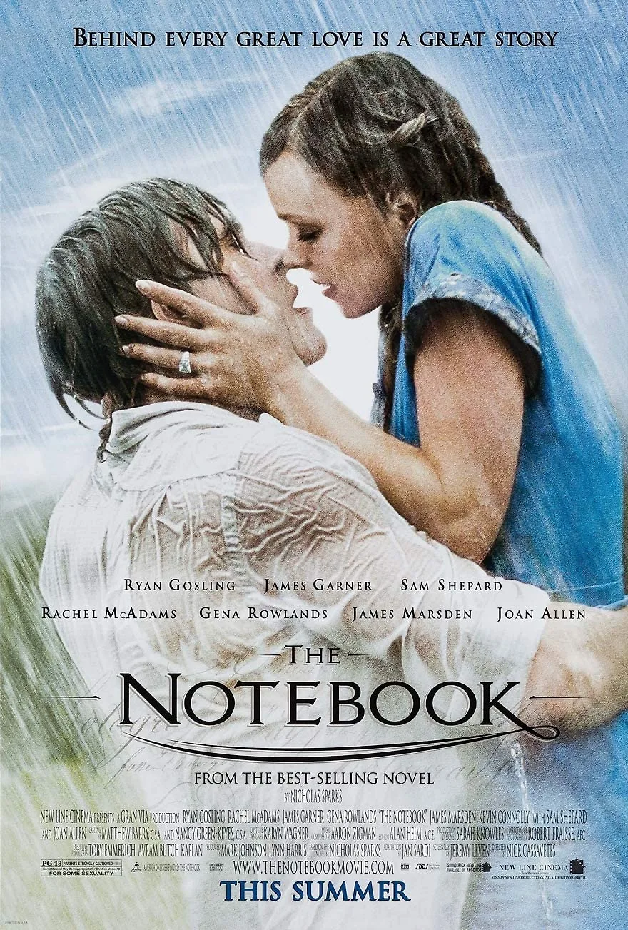 bài học tình yêu trong phim tình cảm The Notebook