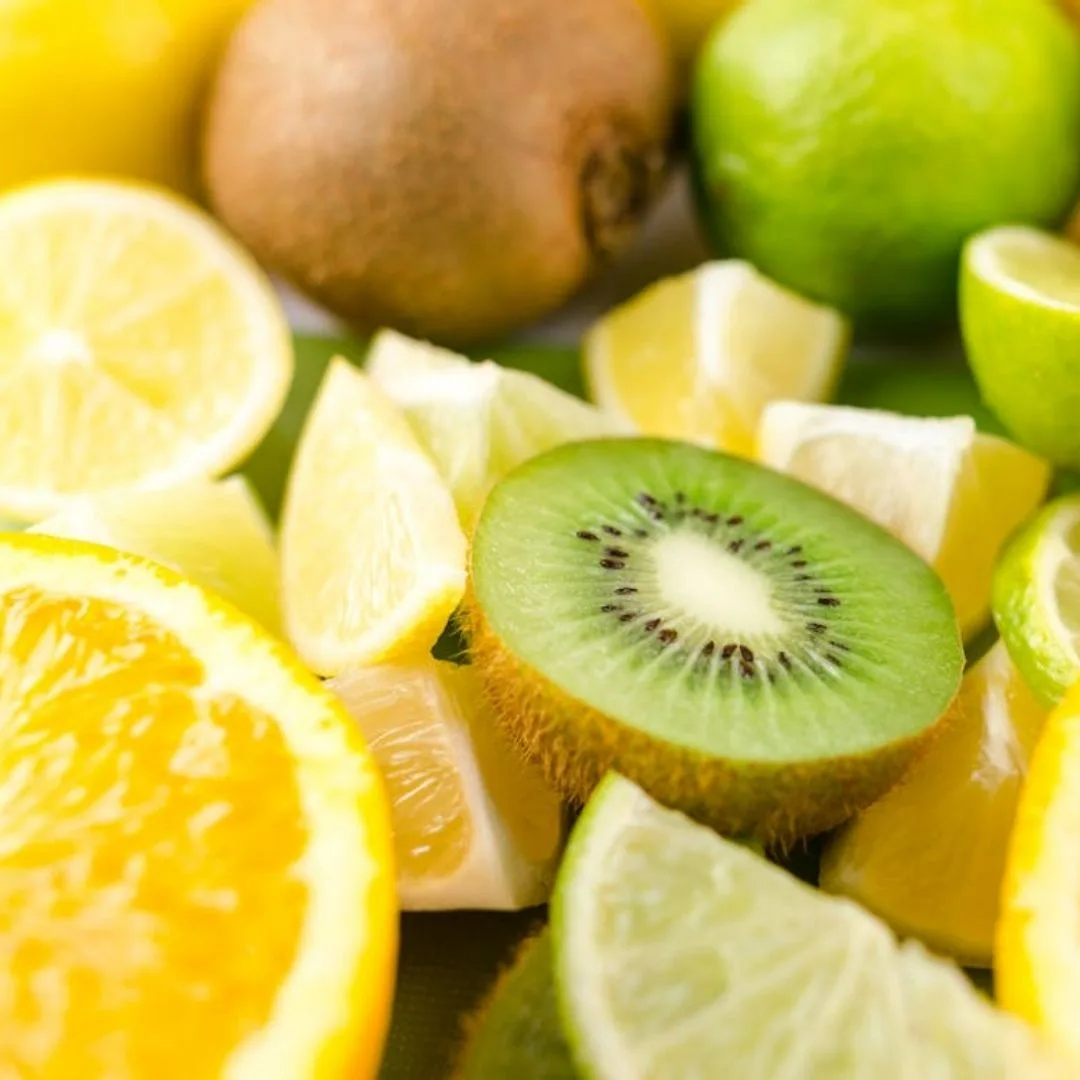 kiwi, cam, chanh giàu vitamin C