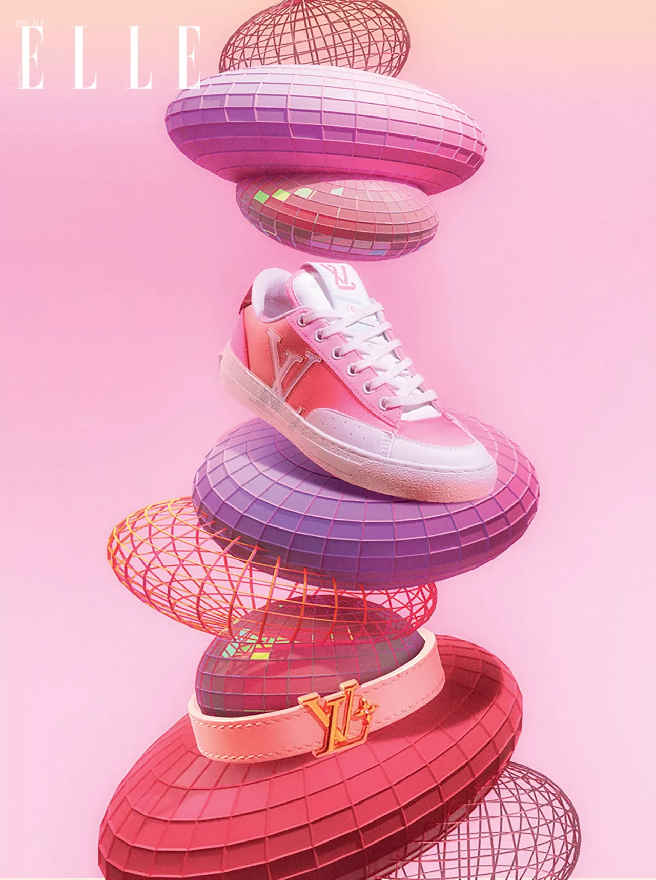 màu hồng giày sneaker louis vuitton màu hồng giày sneaker louis vuitton