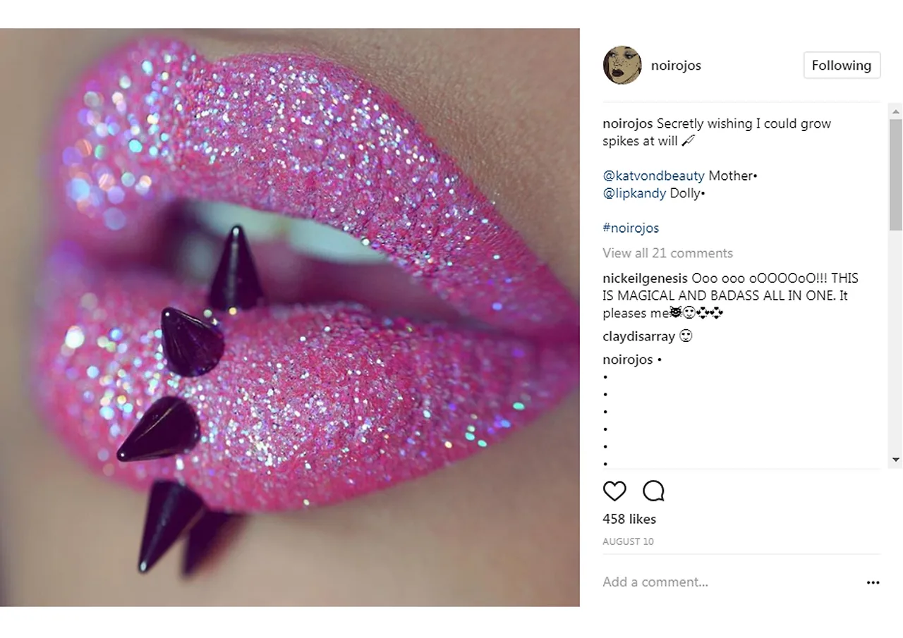 Instaglam - ngẫu hứng sáng tạo trong nghệ thuật trang điểm