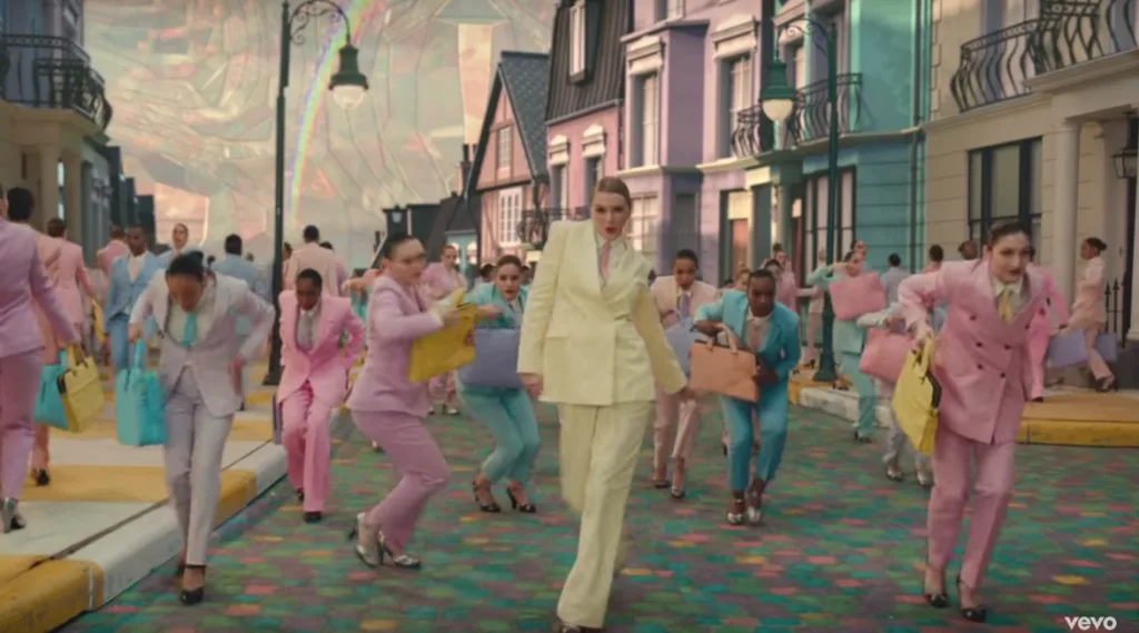 phong cách thời trang pastel của Taylor Swift