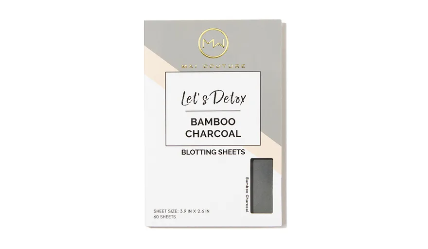 Giấy thấm dầu Mai Couture Bamboo Charcoal Blotting Sheets Giấy thấm dầu Mai Couture Bamboo Charcoal Blotting Sheets