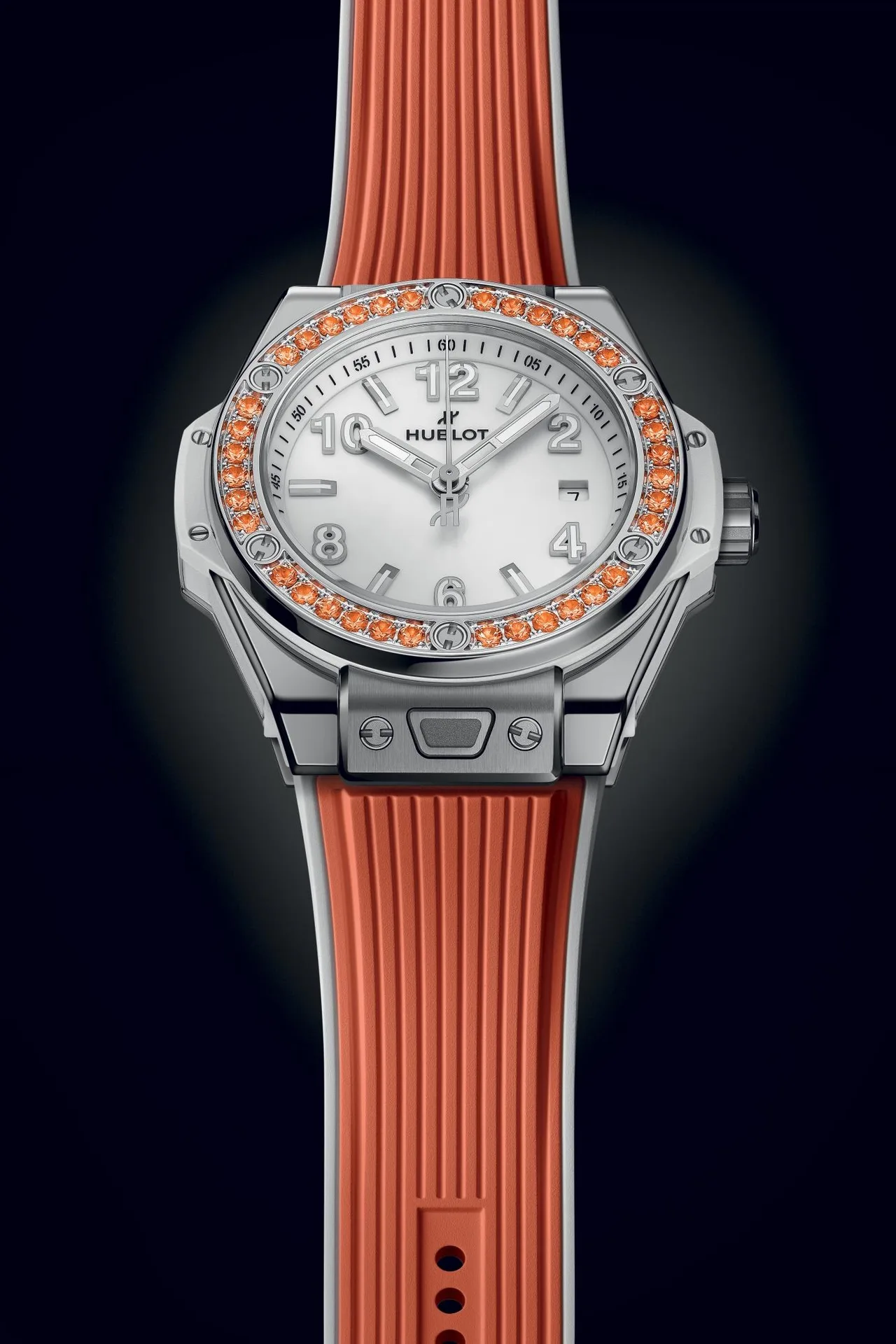 Đồng hồ Big Bang One Click Joyful Steel Orange HUBLOT