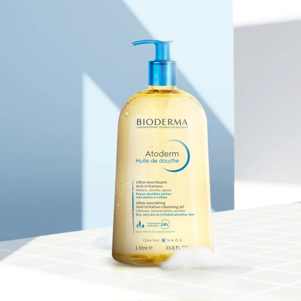 dầu tắm bioderma Atoderm Huile De Douche dành cho da nhạy cảm dầu tắm bioderma Atoderm Huile De Douche dành cho da nhạy cảm