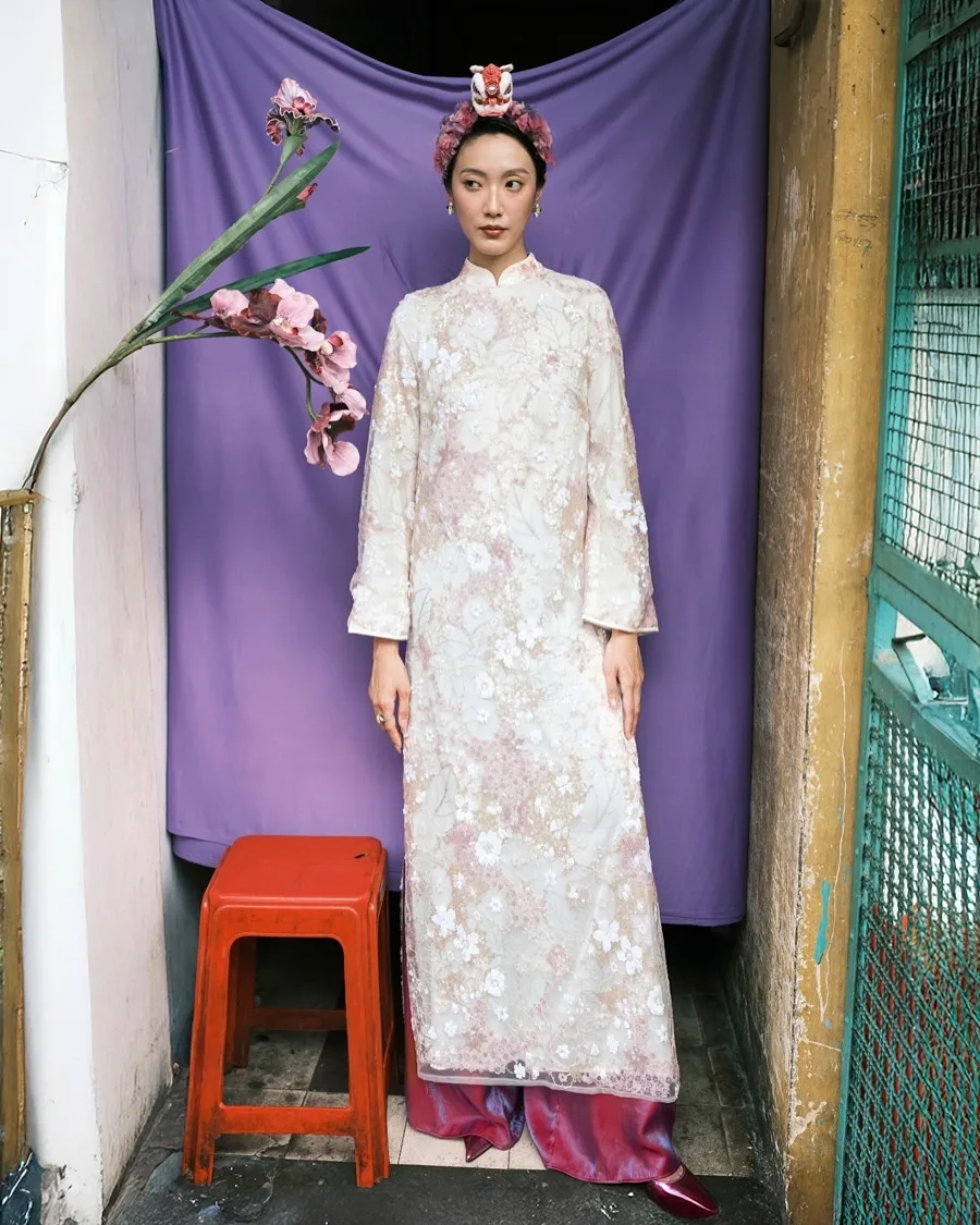 Áo dài kim sa