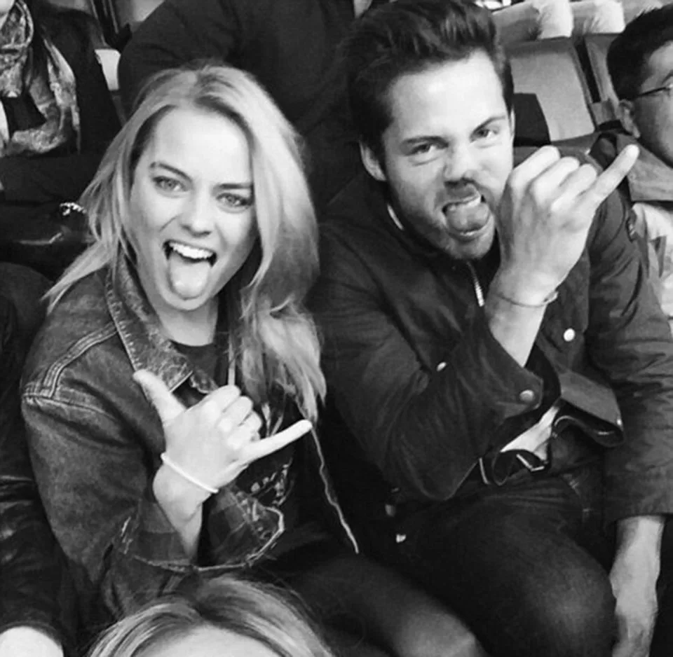 Nữ diễn viên Margot Robbie và bạn trai.