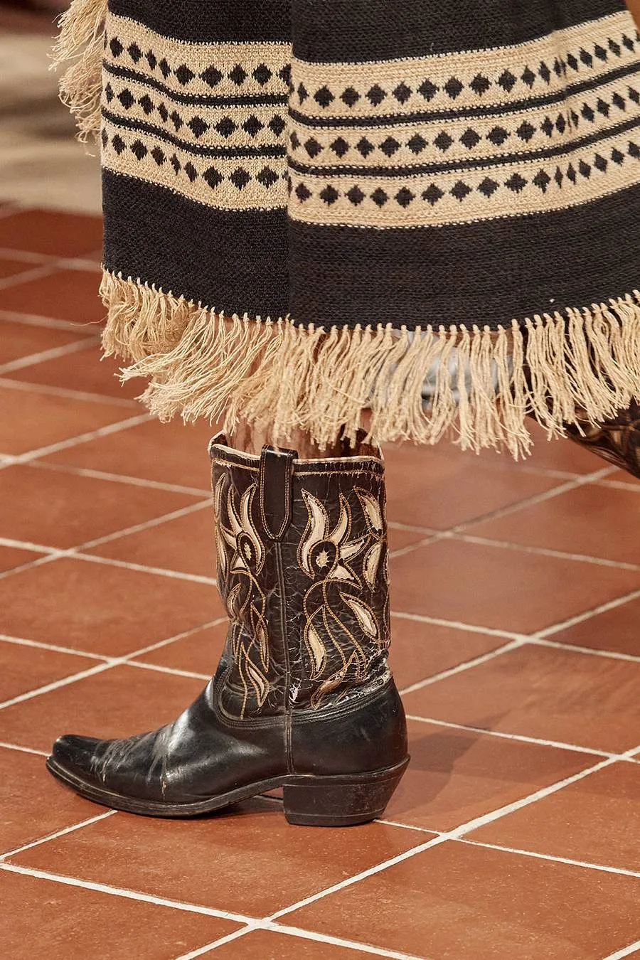 boot cao bồi Ralph Lauren 1