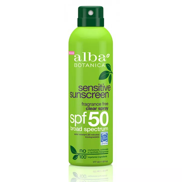 Alba Botanica Spray Sunscreen Sensitive SPF 50 xịt chống nắng Alba Botanica Spray Sunscreen Sensitive SPF 50