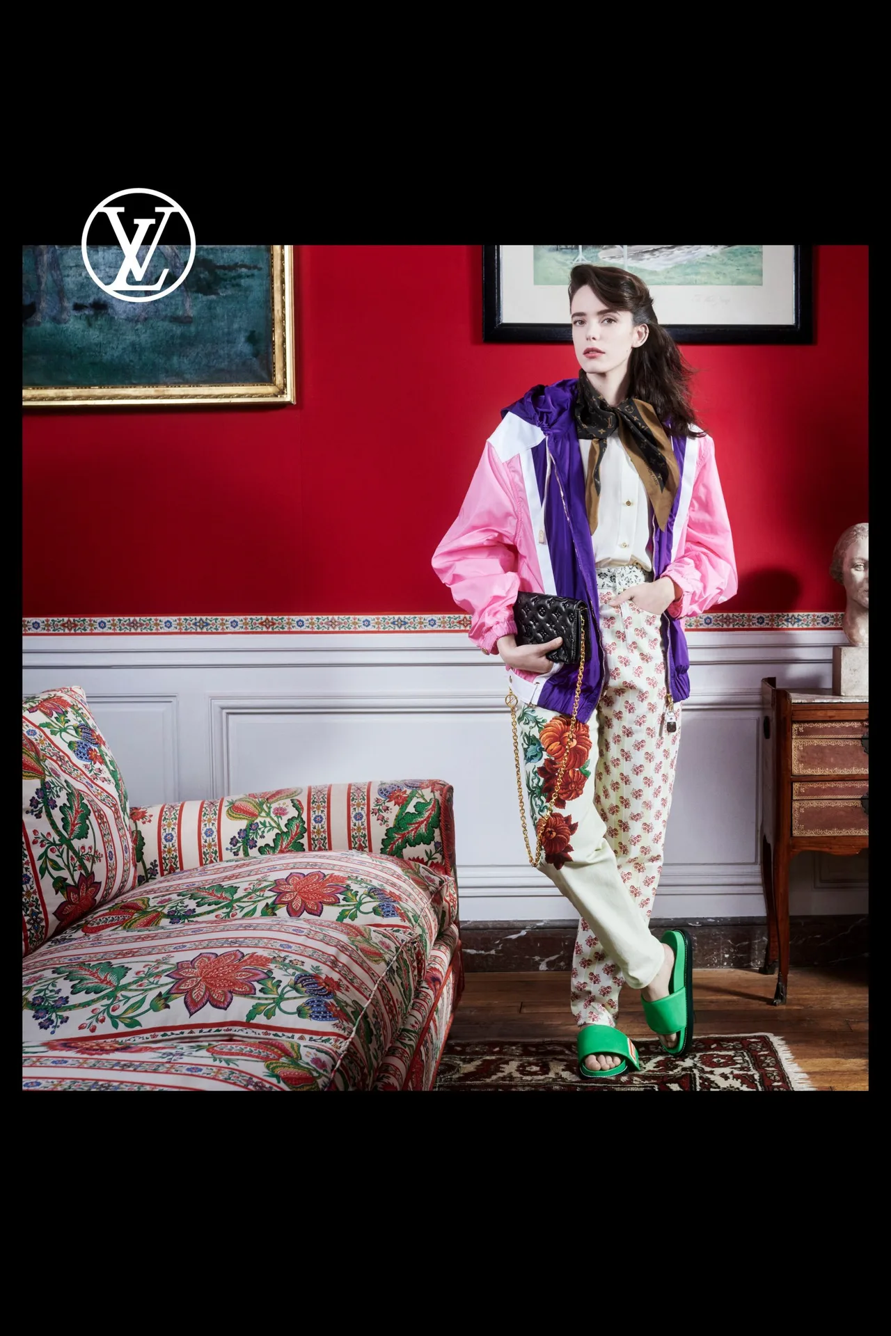 LV Pre Fall look 5 Stacy Martin