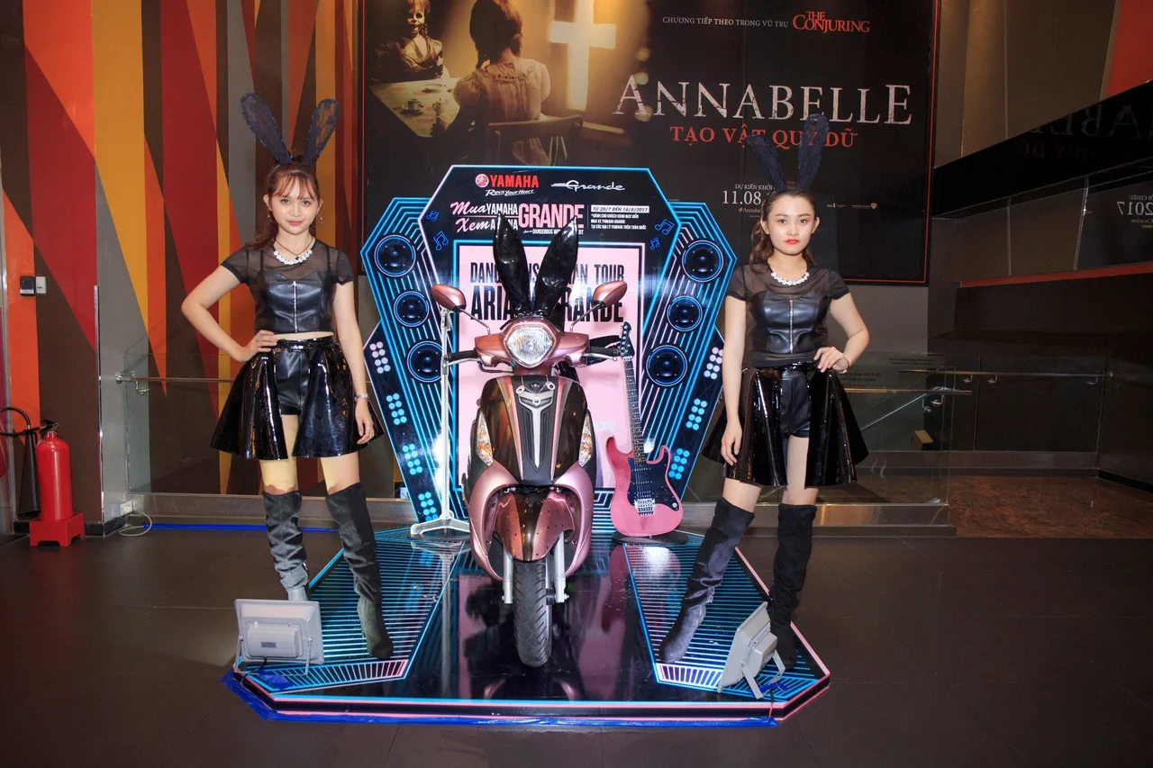 Các booth của Yamaha được trưng bày tại sảnh BHD Cineplex và CGV Thủ Đức từ ngày 19/8 đến 23/8.