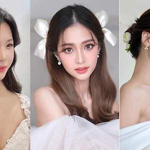 kiểu tóc cô dâu châu Á