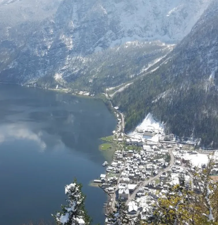 Cảnh chụp từ Hallstatt Skywalk