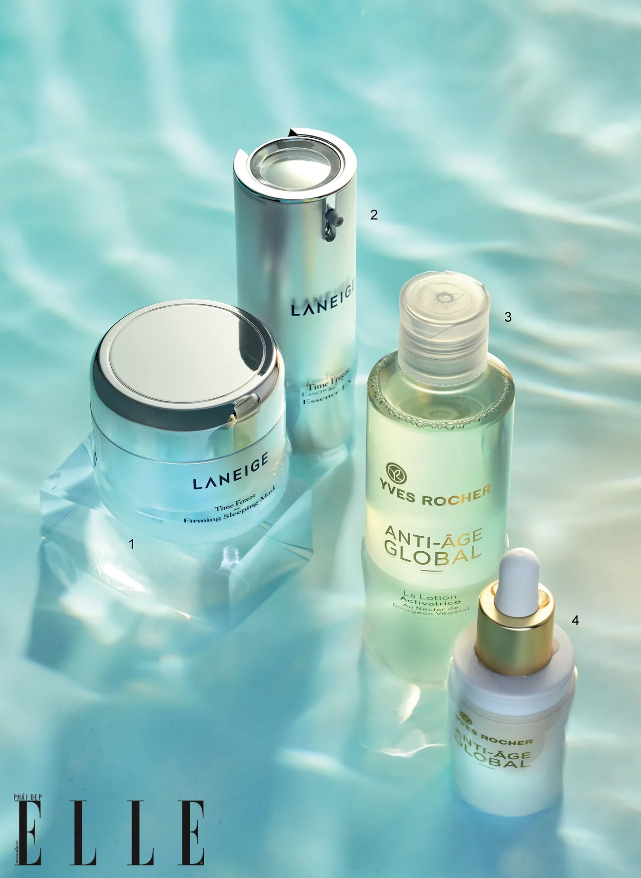 bộ ảnh sản phẩm chăm sóc da Laneige Yves Rocher bộ ảnh sản phẩm chăm sóc da Laneige Yves Rocher