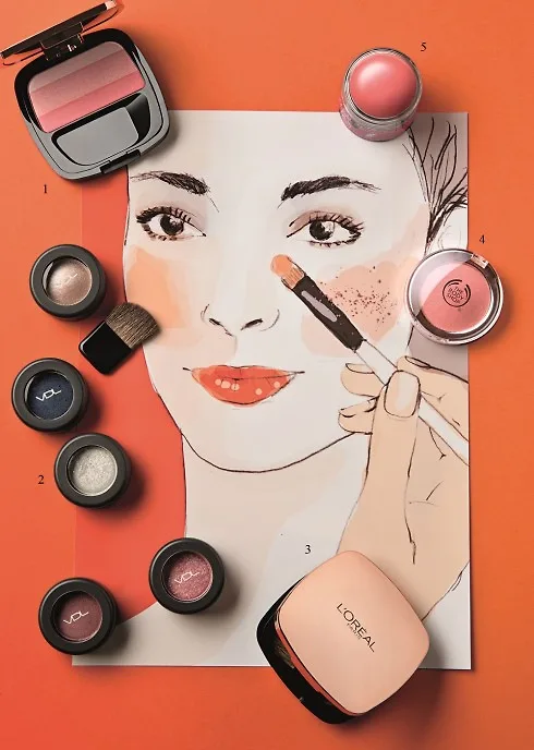 recessionista 1&3 Má hồng L'ORÉAL PARIS 2. Phấn mắt ánh ngọc trai VDL 339.000 VNĐ 4. Phấn má hồng All-in-One Blush THE BODY SHOP 385.000 VNĐ 5. Phấn má và môi Lip & Cheek Dome THE BODY SHOP 338.000 VNĐ