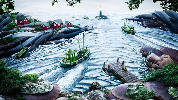 tranh nghệ thuật đồ ăn 10