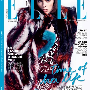 ELLE tháng 12/2014: Bí mật hạnh phúc của Coco Rocha