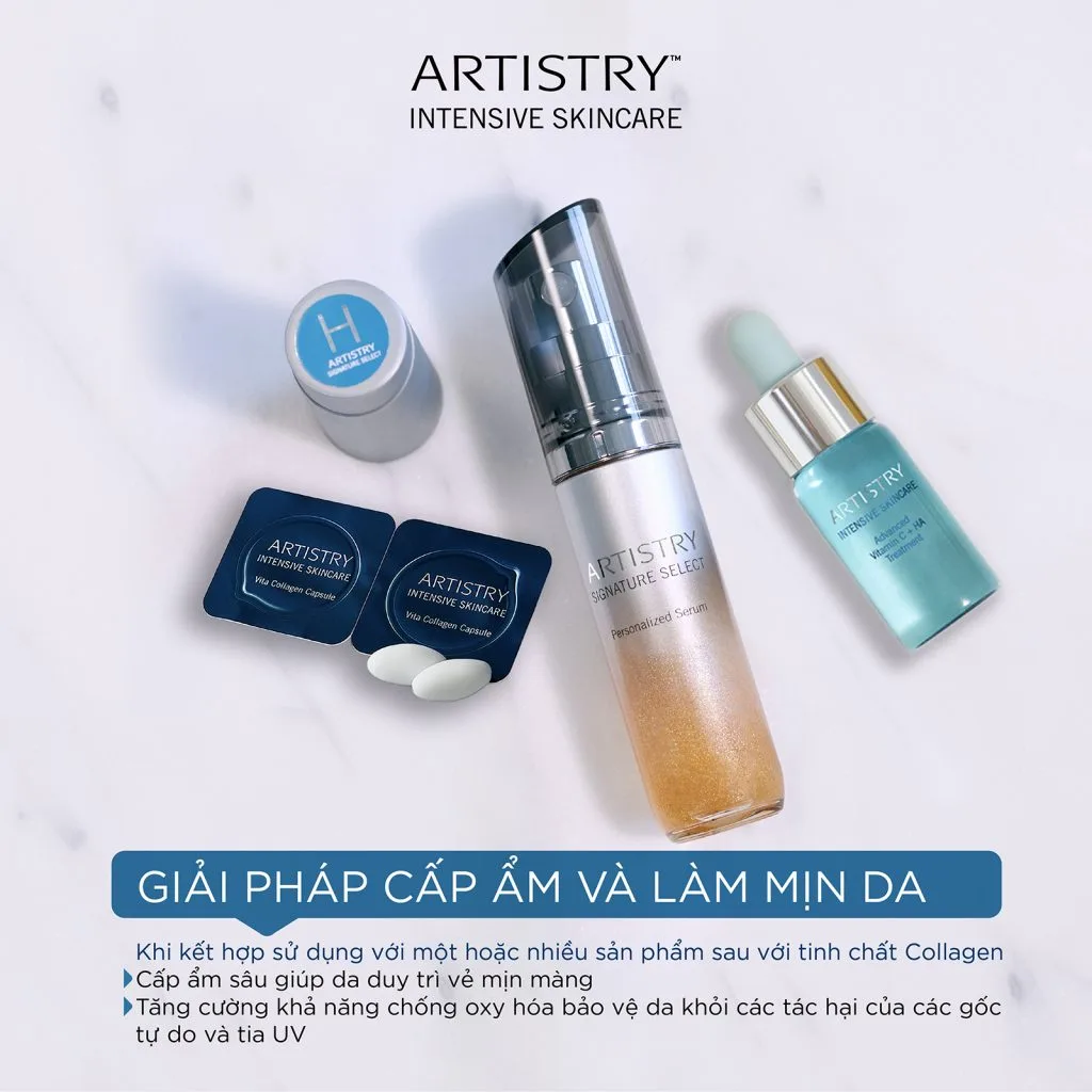 Artistry cấp ẩm và làm mịn da Artistry cấp ẩm và làm mịn da