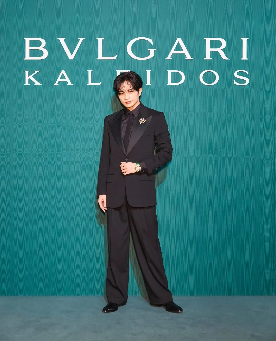 Ca sĩ Kento Nakajima tại sự kiện triển lãm Bvlgari