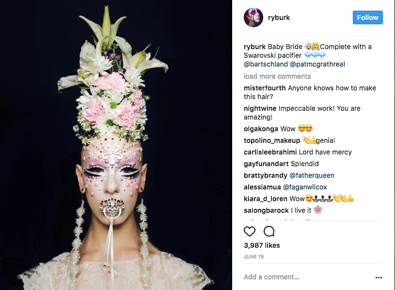 Phù thủy make-up Ryan Burke