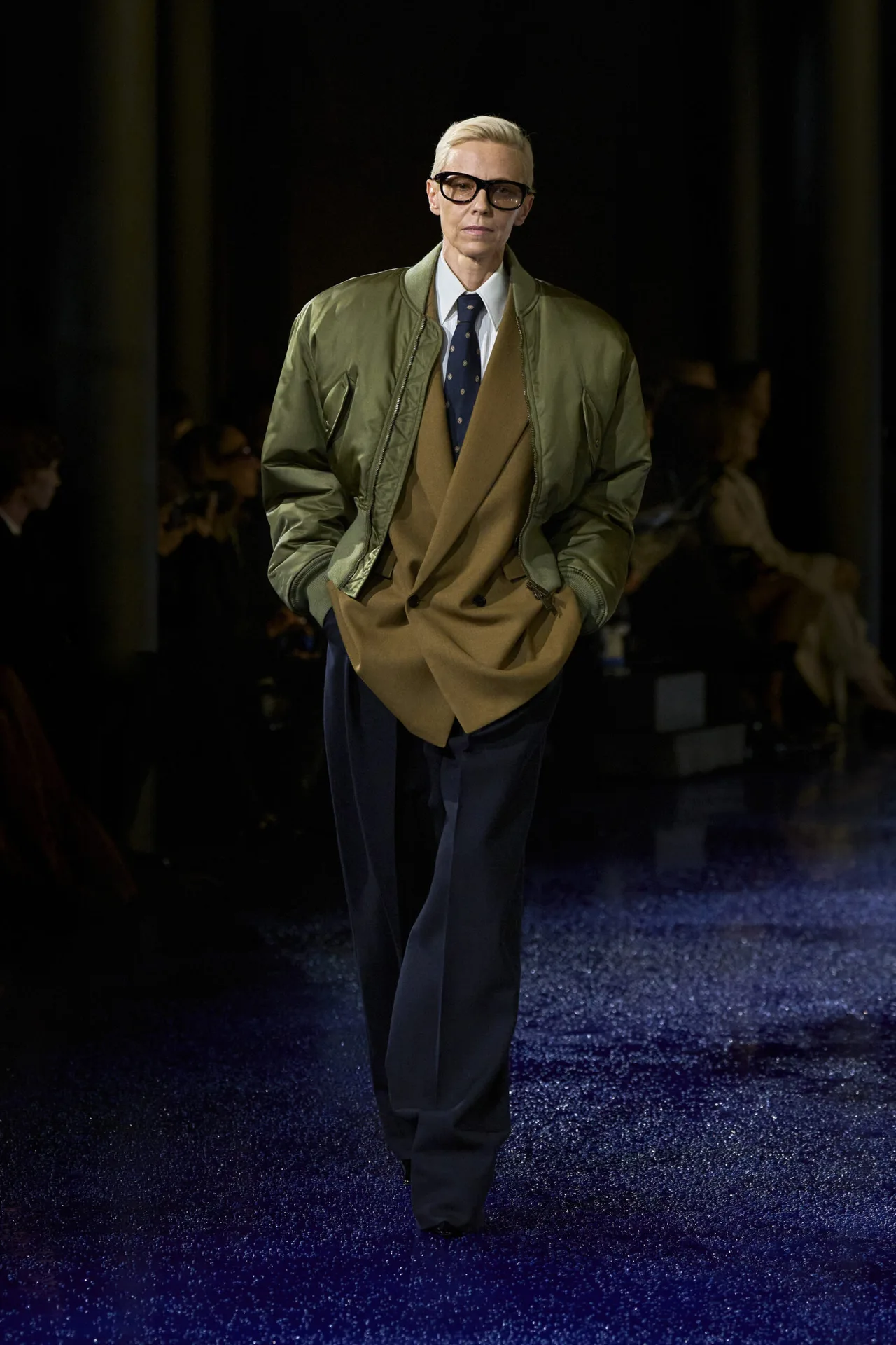 vest rêu Saint Laurent