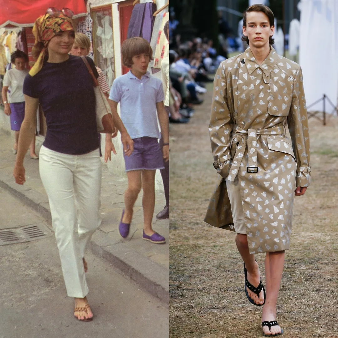 Sự trỗi dậy của xu hướng ''60s sandals'' lấy cảm hứng từ biểu tượng thời trang Jackie Kennedy Sự trỗi dậy của xu hướng ''60s sandals'' lấy cảm hứng từ biểu tượng thời trang Jackie Kennedy