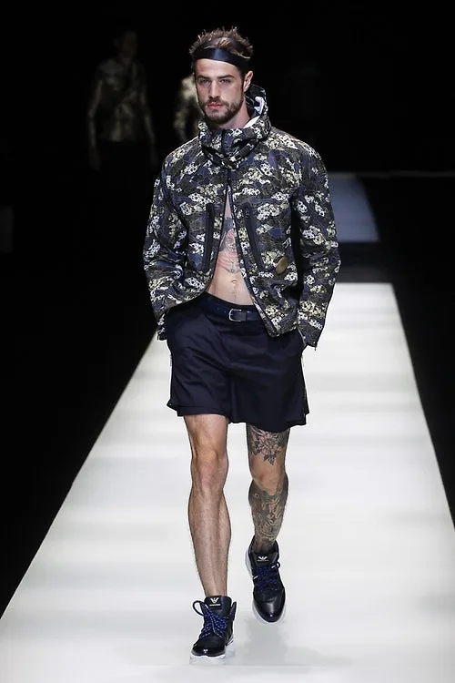 Emporio Armani mang den hinh anh ve sumurai hiện đại