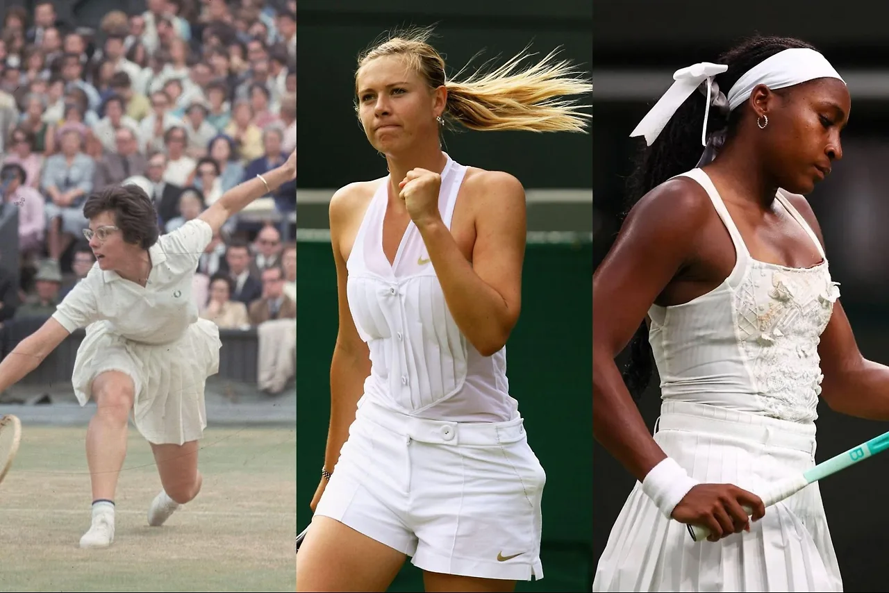 thời trang Wimbledon qua nhiều năm