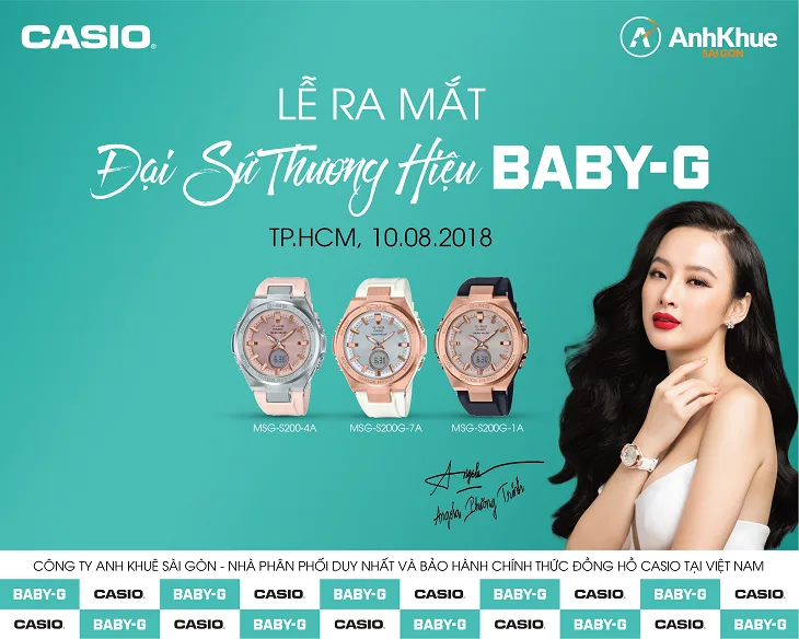đại sứ thương hiệu đồng hồ baby-g đại sứ thương hiệu đồng hồ baby-g