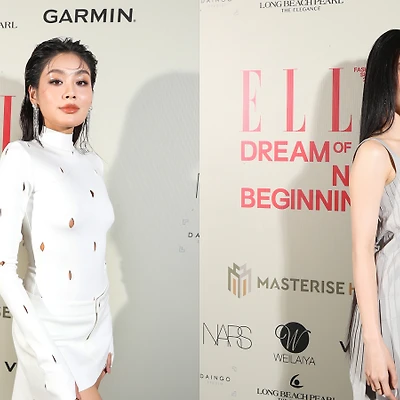 dàn sao trên thảm đỏ ELLE Fashion Show 2022