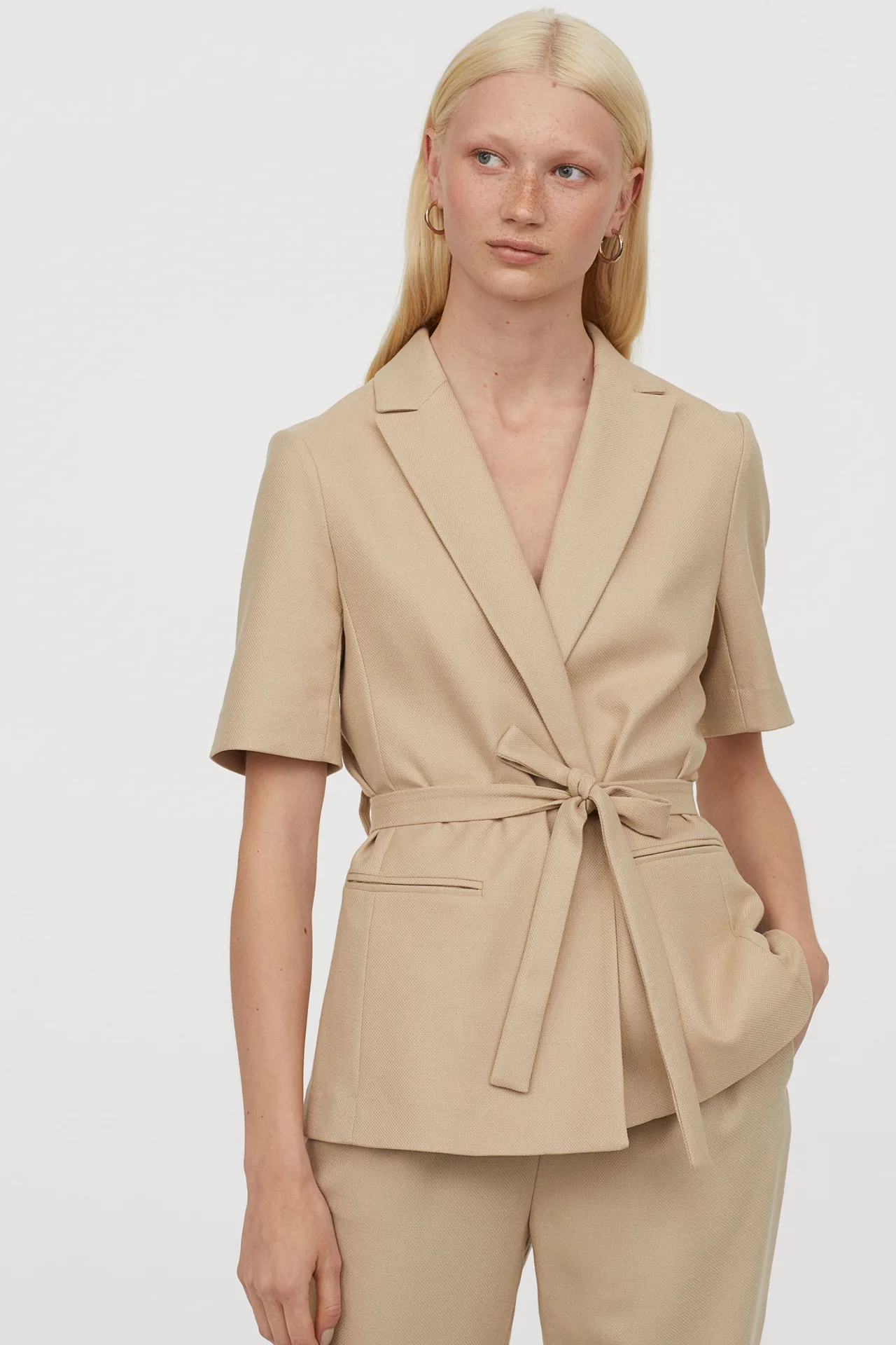 H&M short sleeve blazer