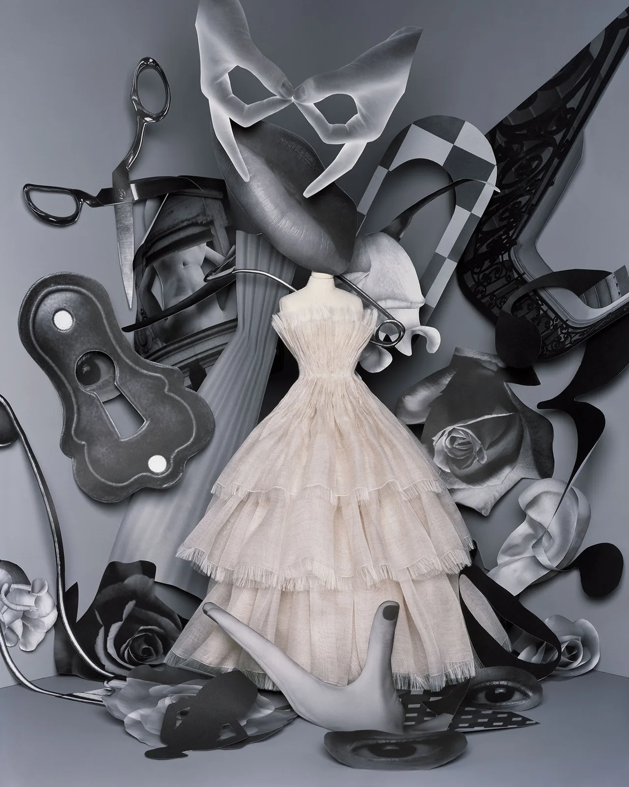 bst dior haute couture thu đông 2021 look 6