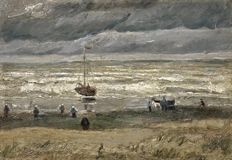 View of the sea at Scheveningen