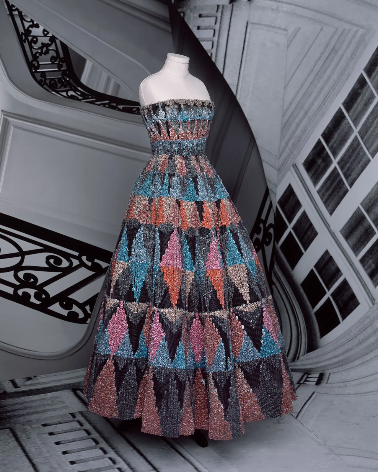 bst dior haute couture thu đông 2021 look 25