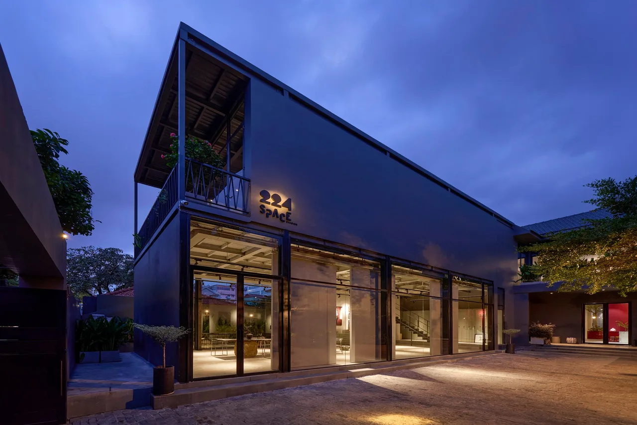không gian 224 SPACE khi nhìn từ bên ngoài.